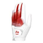 テーラーメイド ゴルフ TM24 グラフィック スポーツ グローブ / ホワイト/レッド / UN150 / U26218