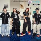  Baseball рубашка чёрный Kids танцевальный костюм выставить Denim брюки короткий tops брюки-карго отвечающий .. постановка одежда Корея K-POP тренировка надеты 
