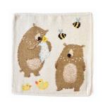 ショッピングフェイラー FEILER フェイラー Ben bar Family ベンベアー ファミリー ハンカチ ハンドタオル クマ 熊 プレゼント 25cm×25cm 動物 プレゼント 人気