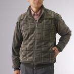 格子柄  フリース  ジップ  ジャケット  ２色組  シニアファッション  70代  80代  60代  男性  メンズ  おじいちゃん服 父の日 誕生日 プレゼント