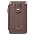  смартфон сумка [ цвет : темно-коричневый ] мужской большая вместимость небольшая сумочка кошелек inserting смартфон кейс обе рука . пустой . путешествие выход удобный наклонный .. смартфон плечо [ коробка нет ]