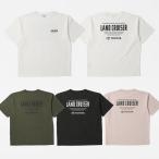 ピグメントダイ タイポグラフィTシャツ