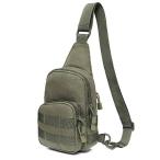 TRIWONDER MOLLE ワンショルダーバッグ ボディバッグ 斜めがけバッグ 釣りバッグ タックルバッグ 胸バッグ ミリタリー タクテ