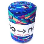 ショッピングズパゲッティ so→no ソーノ ネイビーMix 毛糸 フックドゥ ズパゲッティ Hoooked Zpagetti Tシャツヤーン DMC 人気 かわいい カバン