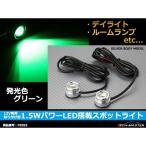  приклеивание type 1.5W энергия LED установка подвижный светильник зеленый / серебряный корпус PZ093