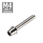  колпак болт M4×25mm P0.7 конус ракушка нержавеющая сталь серебряный 1 шт TB0240