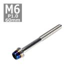  колпак болт M6×60mm P1.0 конус ракушка нержавеющая сталь серебряный & жарение titanium цвет 1 шт TB0858