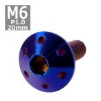  кнопка болт M6×20mm P1.0 отверстие head нержавеющая сталь жарение titanium цвет 1 шт TR0081