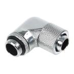  есть перевод!acool (Alphacool) HF 13/10 screw-on nozzle 90° rotatable G1/4 - Chrome водяное охлаждение фитинг соединительная муфта коннектор L коннектор [17074]