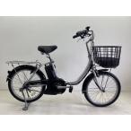 【電動アシスト自転車 中古】ブリヂストン アシスタユニ 色:シルバー 20インチ 8.7Ah バッテリー 充電器付※西濃運輸支店止め配送商品
