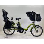【電動アシスト自転車 中古】パナソニック ギュットミニ 色:グリーン 20インチ 13.2Ah バッテリー 充電器付※西濃運輸支店止め配送商品