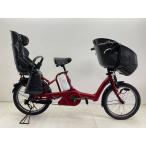 [ велосипед с электроприводом б/у ] Bridgestone bike цвет : красный 20 дюймовый 13.2Ah аккумулятор с зарядным устройством * Seino Transportation отделение прекращение рассылка товар 