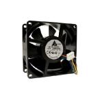 PartsCollection デルタスーパーハイスピード 80x80x38mm 12V ファン 100CFM エアフローPWMスピードコントロール