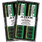 A-Tech 4GB (4X 1GB) Memory RAM Kit for Dell OptiPlex 960, 760, 755, 745, 740 (MT, DT, SFF) - DDR2 800MHz PC2-6400 Non-ECC DIMM Modules