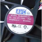 AVC DL08025R12U 80x80x25mm 12V 0.50A 4ピン/ワイヤ冷却ファン