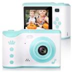 AMEIYUN Children's Camera Can Take Pictures and Videos with 2.8-inch Touch Screen Front and Rear Dual-Camera 800W Pixel Simulation Mini SLR (Blue)