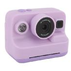 Camera Instant Print, 1080P Digital Camera 2.4 Inch Screen ABS for Photography (Purple)