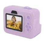 Ymiko Digital Instant Print Camera with 12MP Video Camera and 2.4 Inch Screen, Printing Paper and 5 Game Modes (Purple)
