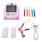 BTSEURY Instant Print Camera for Kids, 48MP HD Front Rear Dual Lens Thermal Instant Camera with 2.4inch HD Screen Silicon Protective Case Built in Fil