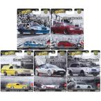 1:64スケール ダイキャストモデルカー ホットウィールズ対応プレミアムカーカルチャーファストワゴンJケース5台セットFPY86-961J