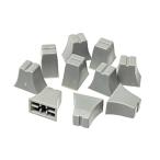  графика * эквалайзер скользящий объем для ручка регулировки 4mm ось для 10 шт. комплект ( серый основа * серый ) 12mm x 7mm x высота 10.5mm