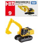 トミカ No.9 コマツ 油圧ショベル PC200-10型  箱    ミニカー 車 おもちゃ male 3歳以上 箱入 タカラトミー