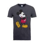 Disney Tシャツ ディズニー ミッキーマウス Mickey Mouse Vintage CHARCOAL L