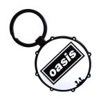 Oasis メタルキーリング キーホルダー オアシス Decca Logo Drum Double-Sided