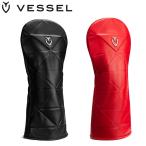 VESSEL HC1125 DR Geometric Headcover DW SMOOTH BK ベゼル 天然皮革 ドライバー用 ヘッドカバー ジオメトリック