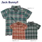 【大特価80%OFF】Jack Bunny!!（ジャックバニー） (JUNIOR) 80/2カノコSJQタータンチェック半袖シャツ 264-9160433