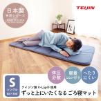 【テイジン】軽量・コンパクト設計！ ごろ寝マット TEIJIN 送料無料 国産 日本製 帝人 お昼寝 軽量 通気性 体圧分散 省スペース へたりにくい