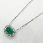 Pt エメラルド ペンダント G5158 プレ