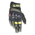 アルパインスターズ 8059347018348 HALO LEATHER GLOVE 6085 FOREST BLACK YELLOW FLUO