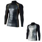 おたふく手袋   ポスト投函便 代引不可  JW-190　防風パワーストレッチ ハイネックシャツ　保温　バイク　ロード　自転車 JW-190