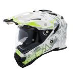 ショッピングインナー 期間限定価格  THH インナーサンバイザー採用 オフロードヘルメット TX-27 バイオーム　ポーラーホワイト