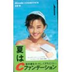 テレホンカード アイドル テレカ 浅香唯 夏はC ファンデーション カネボウ RA001-0048