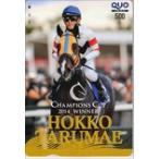  telephone card ho ko-tarumae Champion cup 2014 QUO card 500 UCH05-1042