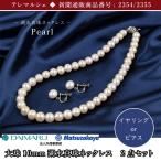 真珠 パール ネックレス 大丸松坂屋 10mm 湖水真珠 イヤリング ピアス レディース 法人外商事業部 お祝い プレゼント 2354 2355