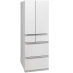 [東京ゼロエミ対応(要問合せ)] 三菱電機 MR-WZ50M-W グランドリネンホワイト 495L 冷蔵庫 6ドアセンター開き WZシリーズ ガラスドア