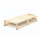  средний . деревообработка складной .. .snoko bed высокий широкий одиночный натуральный (NK-2782) / Brown (NK-2784) японский стиль сделано в Японии размер S