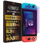 任天堂スイッチ 保護フィルム ブルーライト ガラスフィルム 2枚入 カバー Nintendo Switch 液晶保護フィルム 送料無料 表面硬度9H Less is More 公式 YX-2001