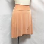 バレエスカート バレエ巻きスカート バレエ用品   ボトムス プルオンスカートオレンジ35×50