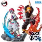 鬼滅の刃 XrossLink フィギュア 煉獄杏寿郎&猗窩座 2体セット 【即納品】 無限列車編 クロスリンク プライズ フィギュア セガ
