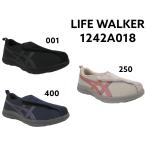 ショッピングアシックス アシックス ライフウォーカー レディース 3E相当 LIFE WALKER W018 1242A018 FLC307後継モデル ウォーキング 普段 リハビリ 入院