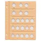 テージー　C-37S2　コインアルバム　スペア台紙　普通コイン用（昭和23年〜32年用）