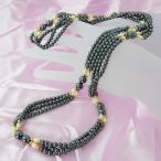 真珠ヘマタイトネックレス長さ約80...