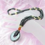 真珠ヘマタイトネックレス長さ約65...