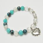 アマゾナイト8mmクリソコラ8mm...