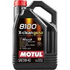 ショッピングオイル MOTUL (モチュール) 8100 X-clean GEN2  5W40 5L缶 100%化学合成 ガソリン/ディーゼル車用　エンジンオイル