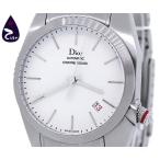 Yahoo! Yahoo!ショッピング(ヤフー ショッピング)【質Shop天満屋】【人気】Christian Dior（C.ディオール） シフルルージュ メンズ 自動巻き SS デイト 裏スケ ホワイト文字盤 （CD084510M002）